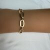 18 karat gold link bracelet