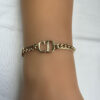 Inspired 18k gold bracelet