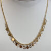 gorgeous 18 karat pure gold charm necklace