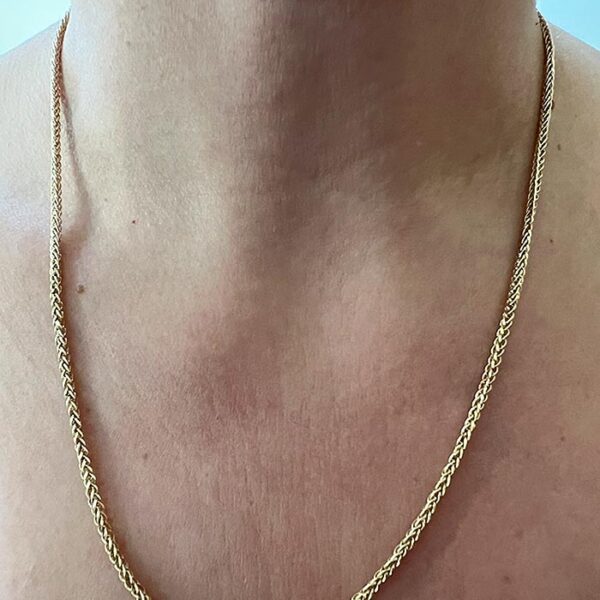 solid gold chain necklace