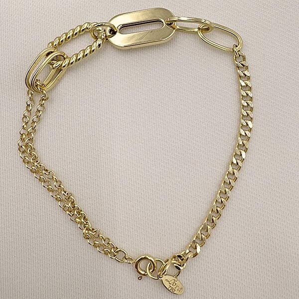 18k solid gold bracelet