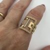 18k gold ring