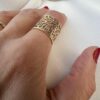 18k solid gold ring