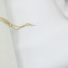 18K Solid Gold Double Chain Bracelet